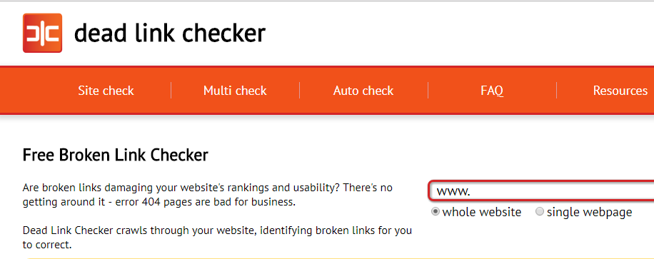 Dead Link Checker