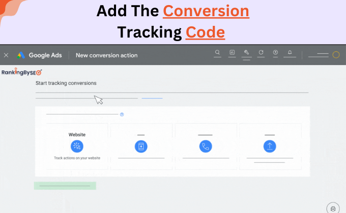 Add conversion tracking code