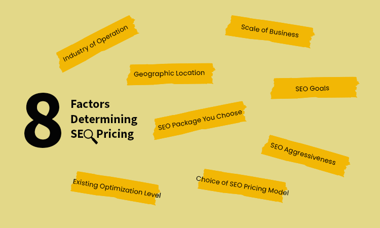 8 Factors Determining SEO Pricing