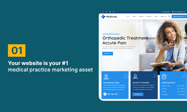 Your website is your #1 medical practice marketing asset