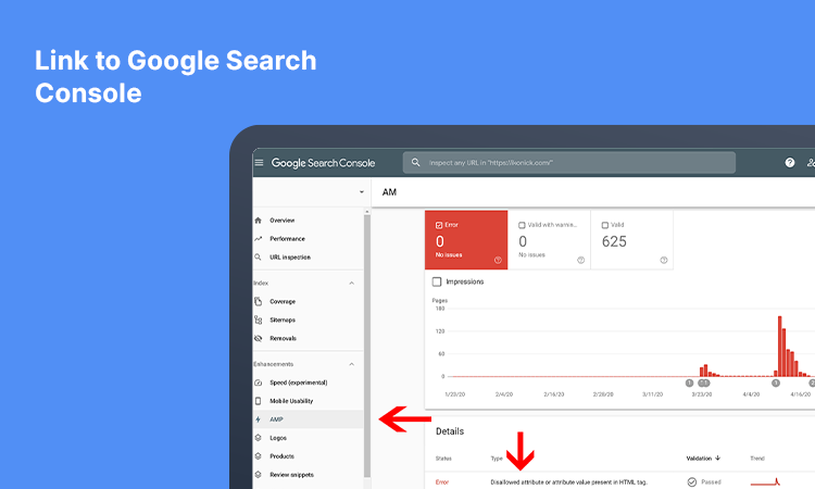 Link to Google Search Console