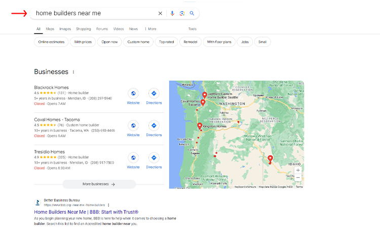 Local SEO for Home Builders