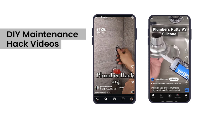 DIY Maintenance Hack Videos: Social Media Marketing for Plumbers