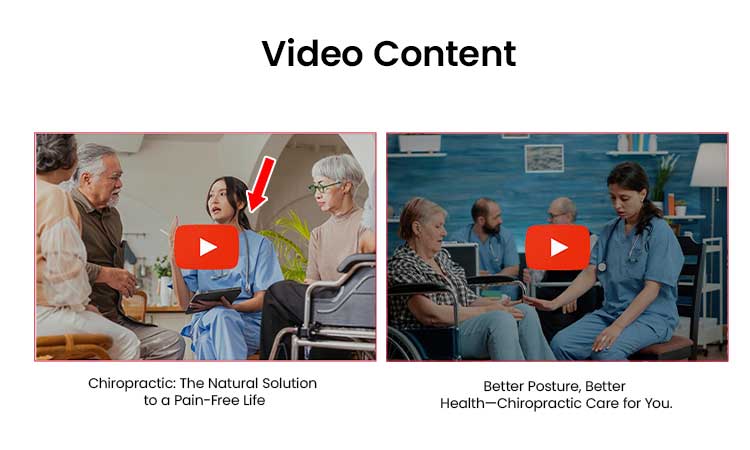 Share Video Content to Highlight your Practice